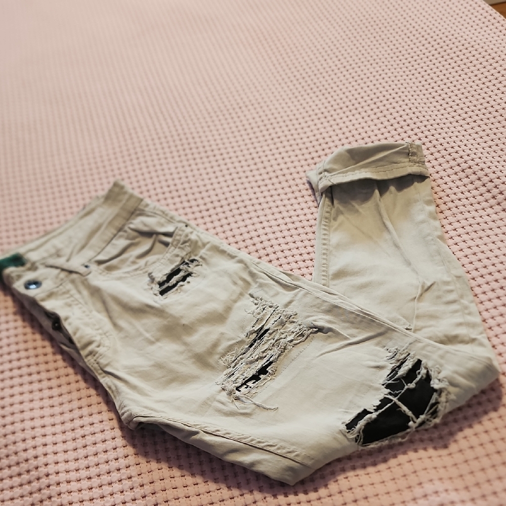 Mariano Khaki Street Wear Pants